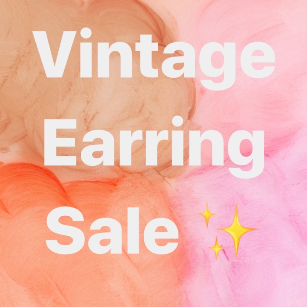 ✨Vintage Earring Sale✨